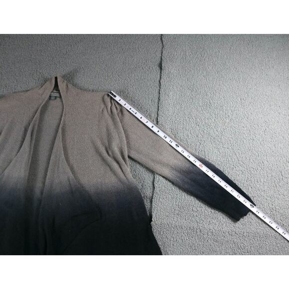 Barefoot Dreams Cardigan L Xl 436 Calypso Ombre Wrap Cardigan Brown Blue Black - Picture 10 of 10